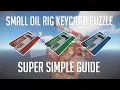Small Oilrig Keycard Puzzle in 70 Seconds Rust Monument Puzzles