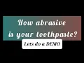 How Abrasive Is Your Toothpaste Watch a Demo Atomy Propolis Toothpaste Work From Home Business