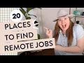 20 Places to find REMOTE Customer Service Jobs Online