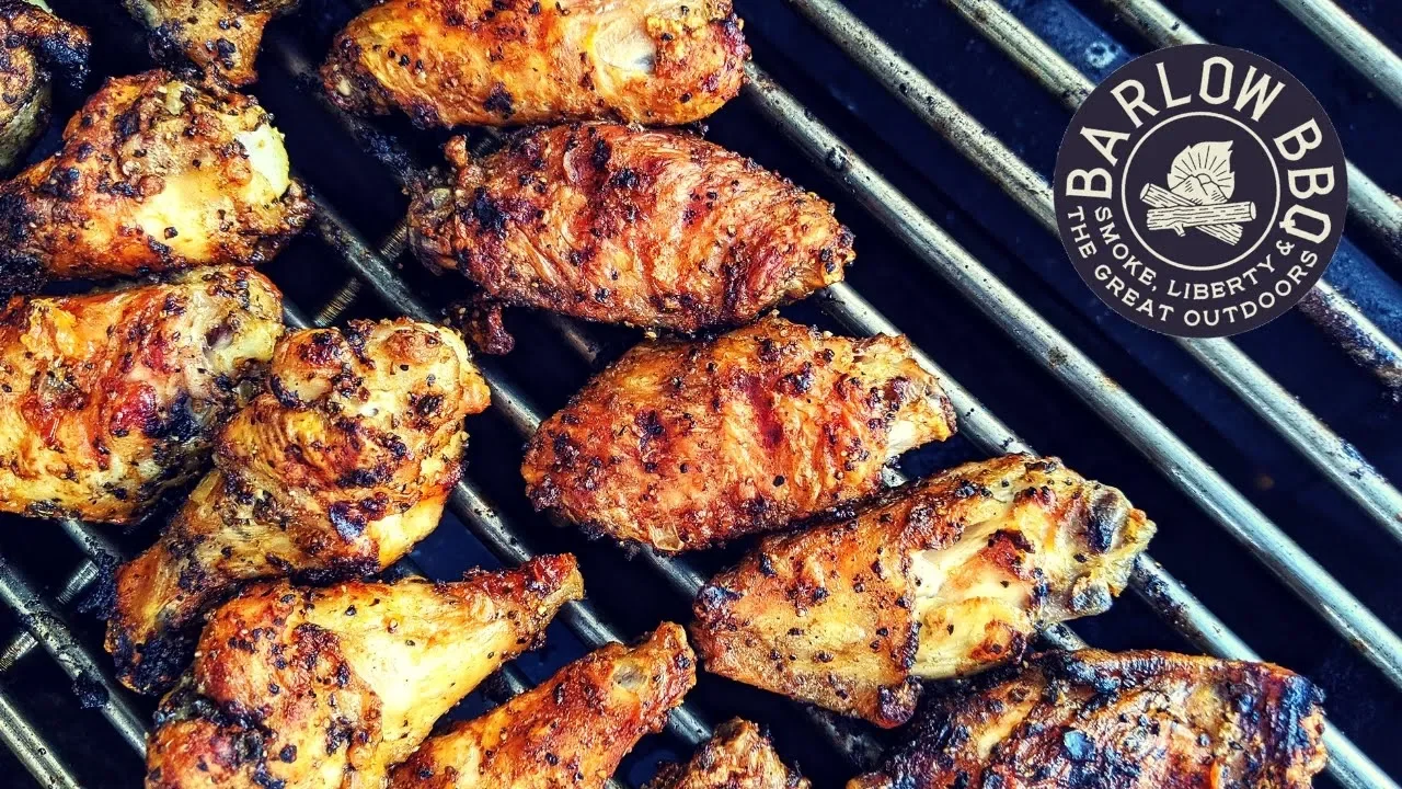 How to Make Grilled Chicken Wings | Weber Genesis Gas Grill | Barlow BBQ