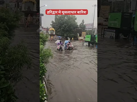 हरिद्वार मे मूसलाधार बारिश #haridwar, #youtubeshorts, #shortvideo