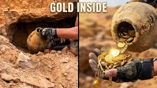 We Found GOLD Inside Ancient Vase | Hunting using metal detector!
