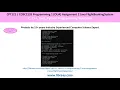 CPT121 COSC2135 Programming 1 OUA Assignment 2 Java FlightBookingSystem