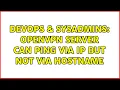 DevOps SysAdmins Openvpn server can ping via IP but not via hostname 2 Solutions