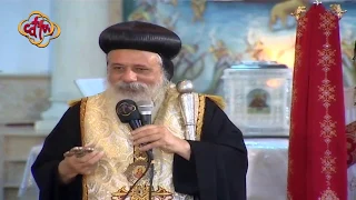 عظة عن حياة القديس يحنس القصير نيافة الحبر الجليل الأنبا ديمتريوس 