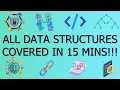ALL Data Structures in 15MINS Data Structures Revision Data Structures Crash Course