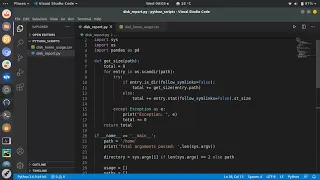 Python Linux Script to Generate a Disk Usage Report