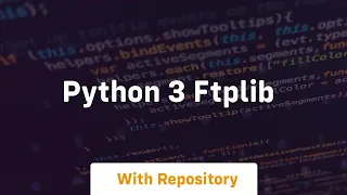 python 3 ftplib