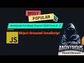 Object Oriented JavaScript JavaScript Operators HackVenom1
