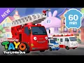Download Lagu Tayo Rescue Team Best Songs Compilation | Fire truck Police Car Ambulance Song | Tayo the Little Bus