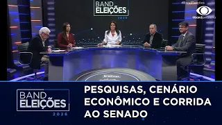 Band Eleições analisa as últimas pesquisas de intenção de voto | Reapresentação