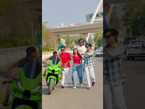 Bai ko hat mat laga 😭 || Rukserstunt || #zx10r #shorts #youtubeshorts