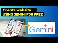 Create Any Website for FREE Using Google Gemini - No Coding Needed