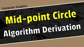 Midpoint circle algorithm derivation in computer graphics Bangla computer graphics Bangla tutorail