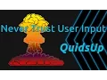 Never Trust User Input A look at how to prevent SQL Injection Attacks
