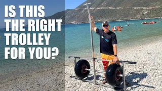 How to use a frame type trolley with handle