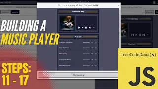 JavaScript Music Player Project Steps 11 - 17 Learn String and Array Methods FreeCodeCamp