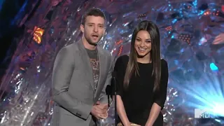 Mila Kunis and Justin Timberlake Funny Moment