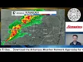 Rain chances keep going DOWN low severe risks Fri