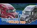 Semi-truck review Volvo 860 vs Volvo 760