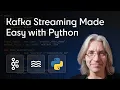 Kafka Stream Processing with Python - A Walkthrough