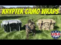 Kryptek Camouflage Cooler Wrap Skins for YETI Cordova RTIC Ozark Trail by USATuff