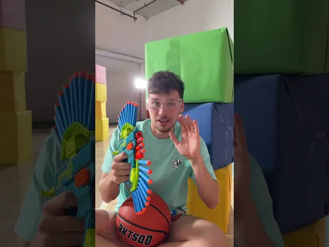 Nerf Rebel Ops Basketball Shot!