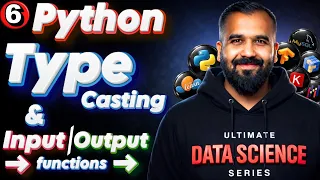 Type Casting and functions in Python Explained in Hindi Ultimate Data Science Series