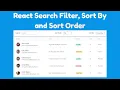 Create a Searchable Sortable List with React JS Step-by-Step Guide