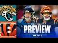 NFL Week 2 Game and Predictions Jaguars vs Bengals