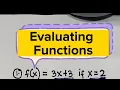 GENERAL MATHEMATICS Evaluating Functions