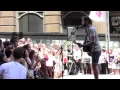 LIVE: Passenger performs "Scare Away The Dark" busking in Martin Place, Sydney