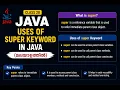java 28-use of super keyword in Java