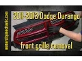 2011-2013 Dodge Durango front grille removal