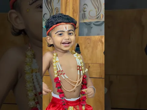 நம்ம வீட்டு குட்டி கிருஷ்ணர் 🦚🌸🪈❤️ @d@dhina_ammu_vlogs8410#shorts #shortvideo #krishna #trending