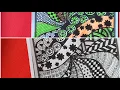 20 easy Zentangle patterns for beginners Zentangle art for beginners Zendoodle patterns part - 4