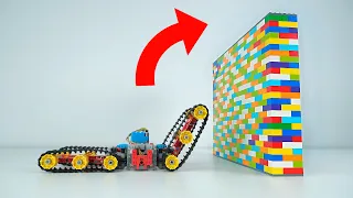 Lego Vehicles Climb OVER a Wall
