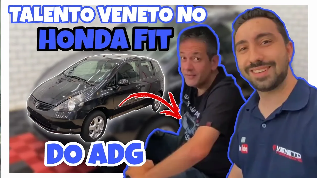 TRATO VENETO NO HONDA FIT DO ADG! | Será que brilhou? feat. @CanalHighTorque