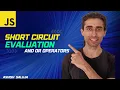 Short Circuit Evaluation in JavaScript Explained Using AND and OR Operators Hindi
