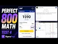 SAT Practice Test 4 Full Math Walkthrough with Desmos SPEEDRUN