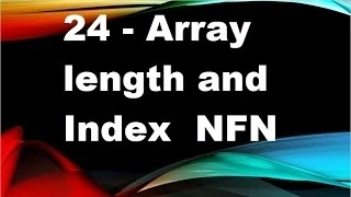 java tutorials urdu NFN 24 array index and length