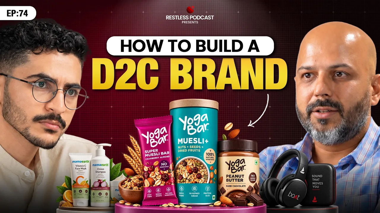 How to Build a D2C Brand in 2026: Hidden Opportunities & Indian Consumers | Vinay Singh: video thumbnail
