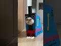 When your cat turns into Thomas the Tank Engine for no reason