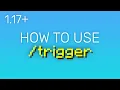 Minecraft Trigger Command 1 19 Tutorial
