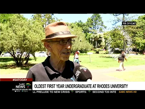 Download MP3 67-year-old Michael Willemse is the oldest 1st year undergraduate