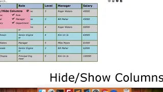 Dynamic HTML Table with D3 JS