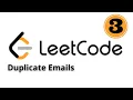 Duplicate Emails LeetCode Problem