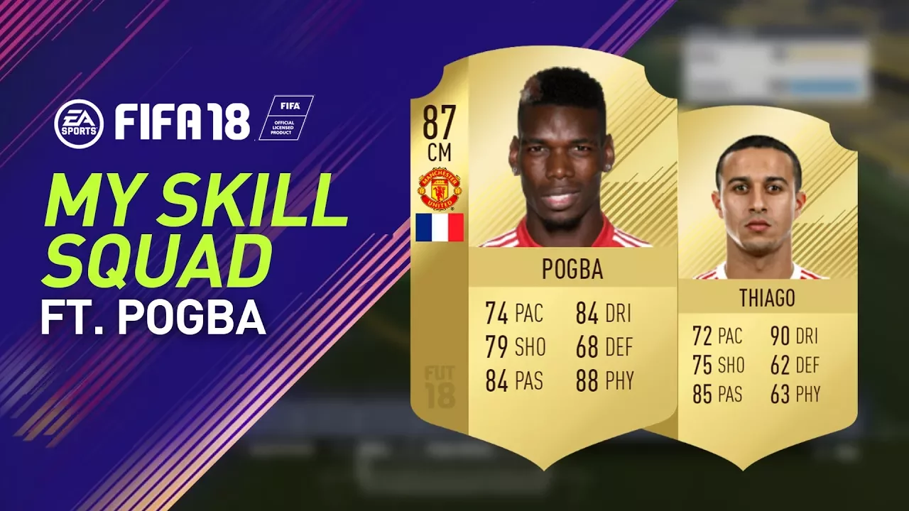 FIFA 18 | MY SKILL SQUAD ft. POGBA + GOALS