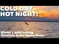 Winter Night Looks Like Summer Jersey Shore NJ Sunset 4K