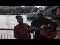 Download Lagu Watch Seal sing Kiss From A Rose in a London street with busker Sherika, 2016